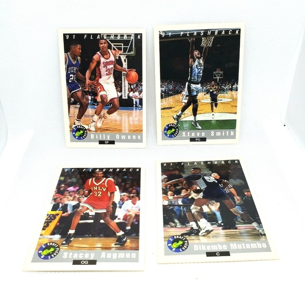 4 1992 Classic Draft Picks 91 Flashback Mixed Team & Player Basketball Cards
